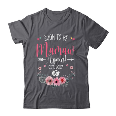 Soon To Be Mamaw Again Est 2027 Mothers Day Shirt & Tank Top | siriusteestore