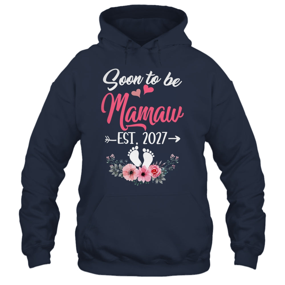 Soon To Be Mamaw Est 2027 Mothers Day First Time Mamaw Shirt & Tank Top | siriusteestore