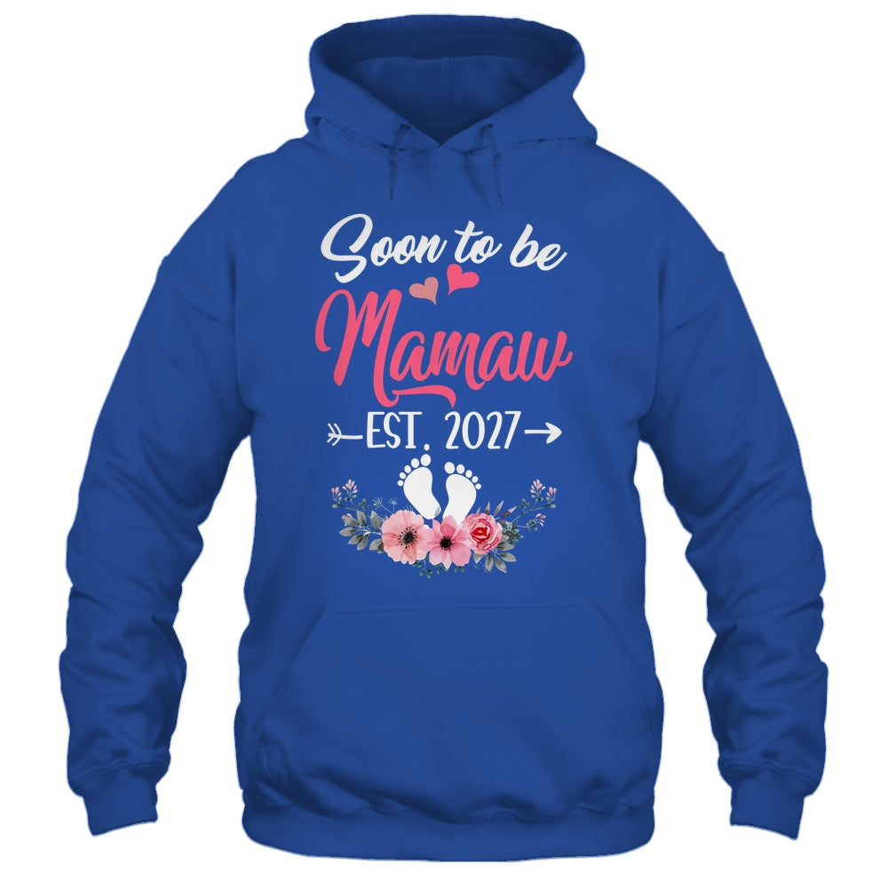 Soon To Be Mamaw Est 2027 Mothers Day First Time Mamaw Shirt & Tank Top | siriusteestore