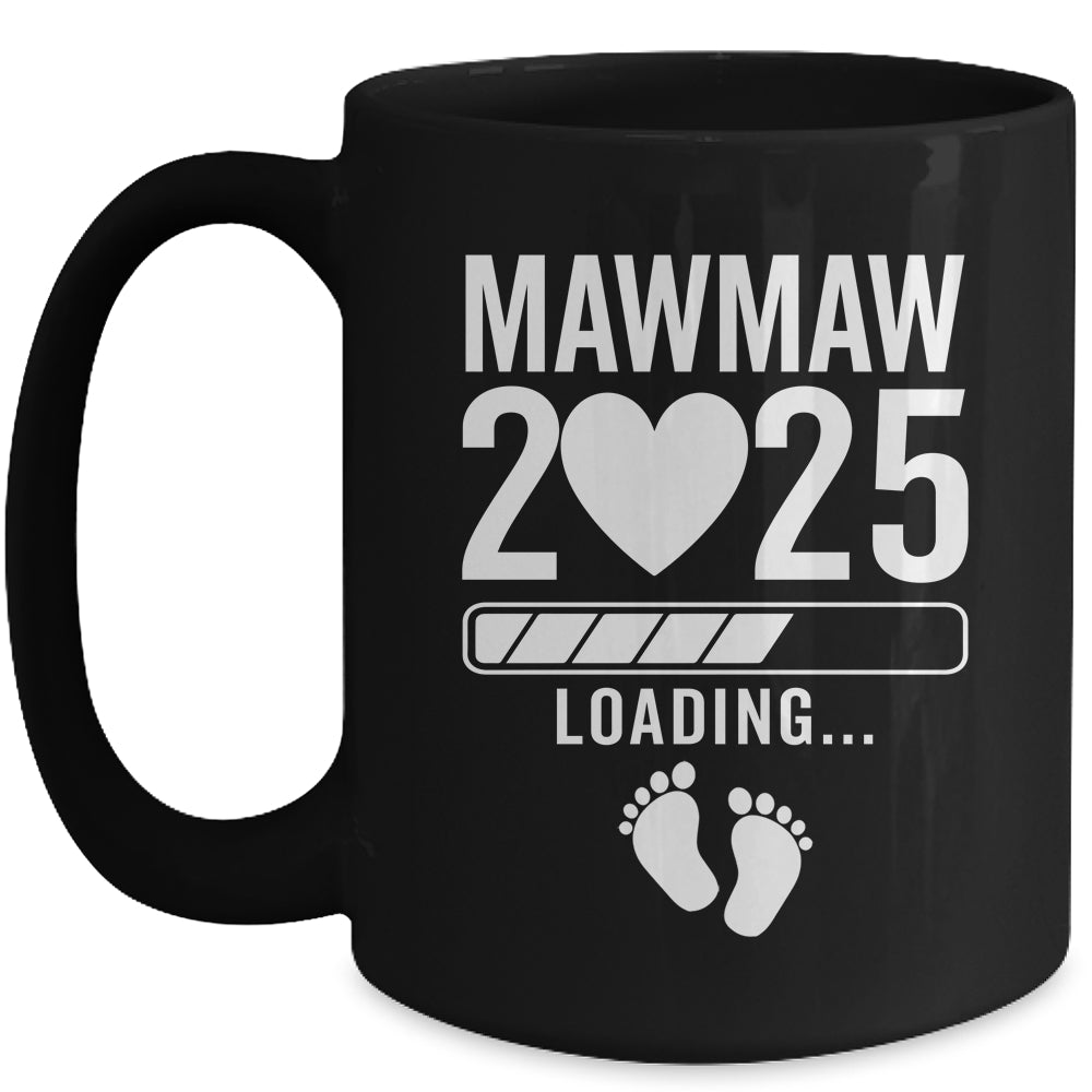 Soon To Be Mawmaw 2025 Pregnancy Announcement Loading Mug | siriusteestore