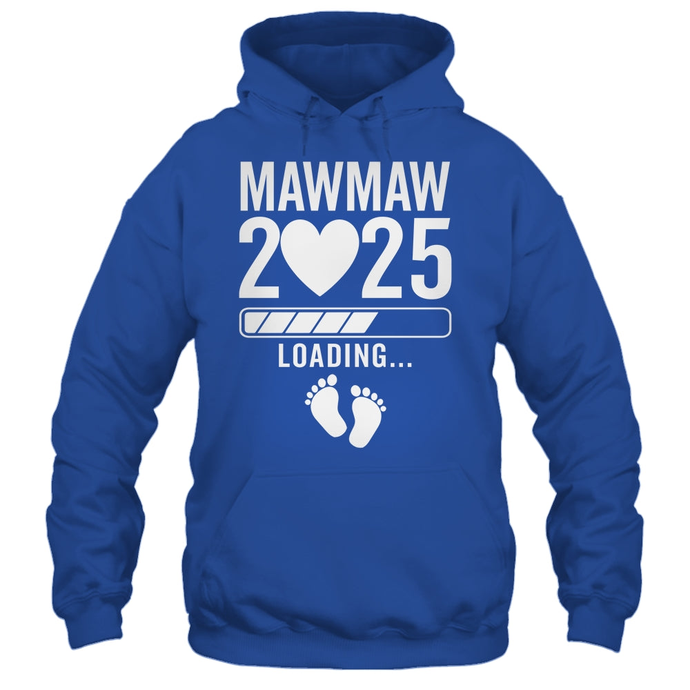 Soon To Be Mawmaw 2025 Pregnancy Announcement Loading Shirt & Tank Top | siriusteestore
