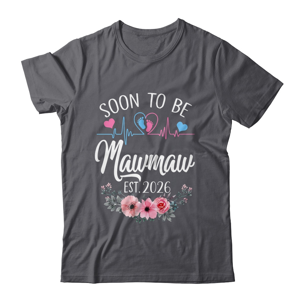 Soon To Be Mawmaw 2026 First Time Pregnancy Announcement Shirt & Tank Top | siriusteestore