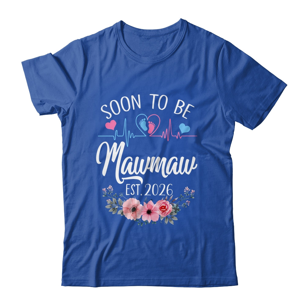 Soon To Be Mawmaw 2026 First Time Pregnancy Announcement Shirt & Tank Top | siriusteestore