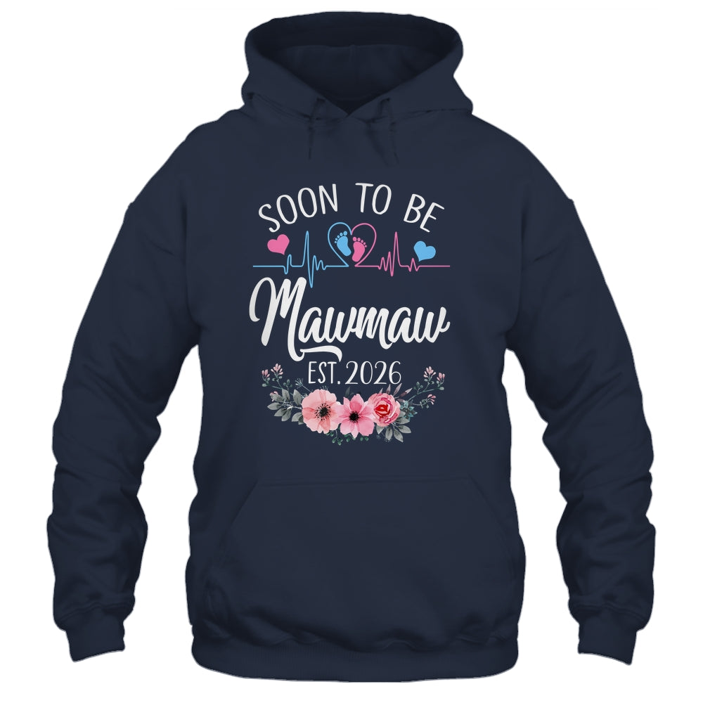 Soon To Be Mawmaw 2026 First Time Pregnancy Announcement Shirt & Tank Top | siriusteestore