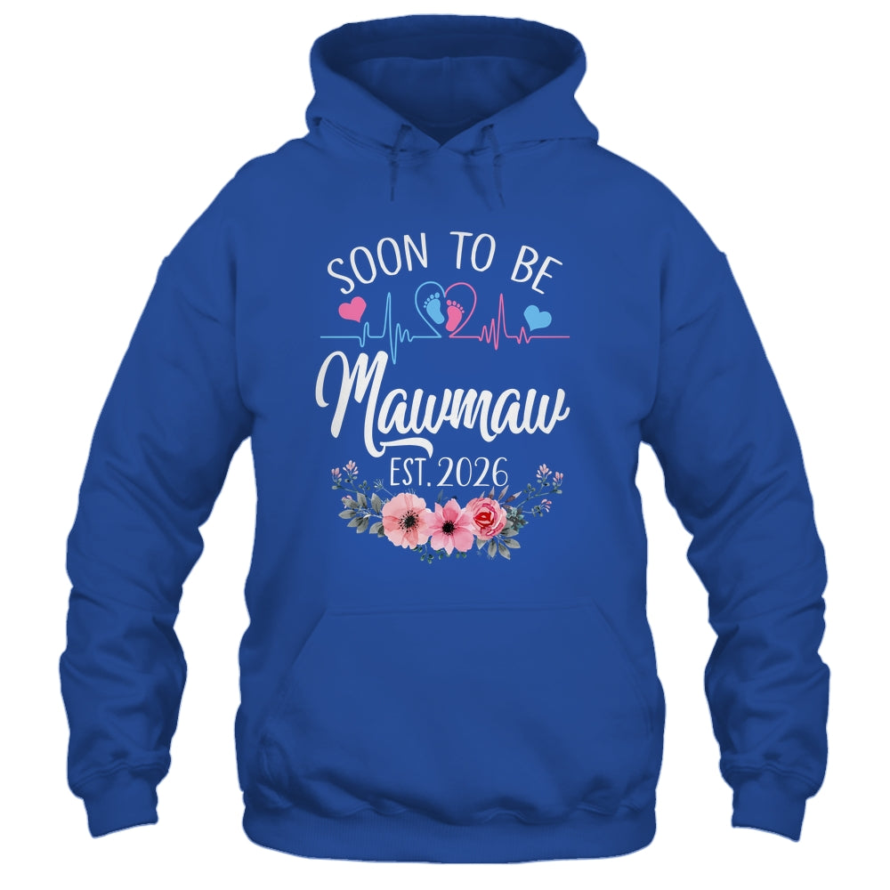 Soon To Be Mawmaw 2026 First Time Pregnancy Announcement Shirt & Tank Top | siriusteestore