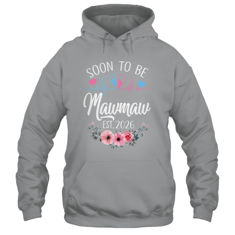 Soon To Be Mawmaw 2026 First Time Pregnancy Announcement Shirt & Tank Top | siriusteestore