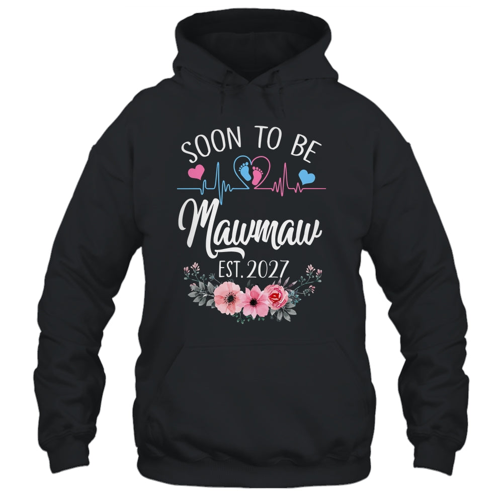 Soon To Be Mawmaw 2027 First Time Pregnancy Announcement Shirt & Tank Top | siriusteestore