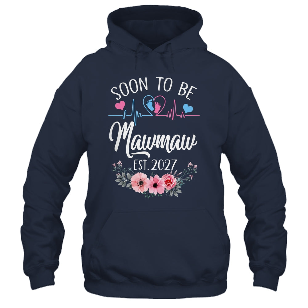 Soon To Be Mawmaw 2027 First Time Pregnancy Announcement Shirt & Tank Top | siriusteestore