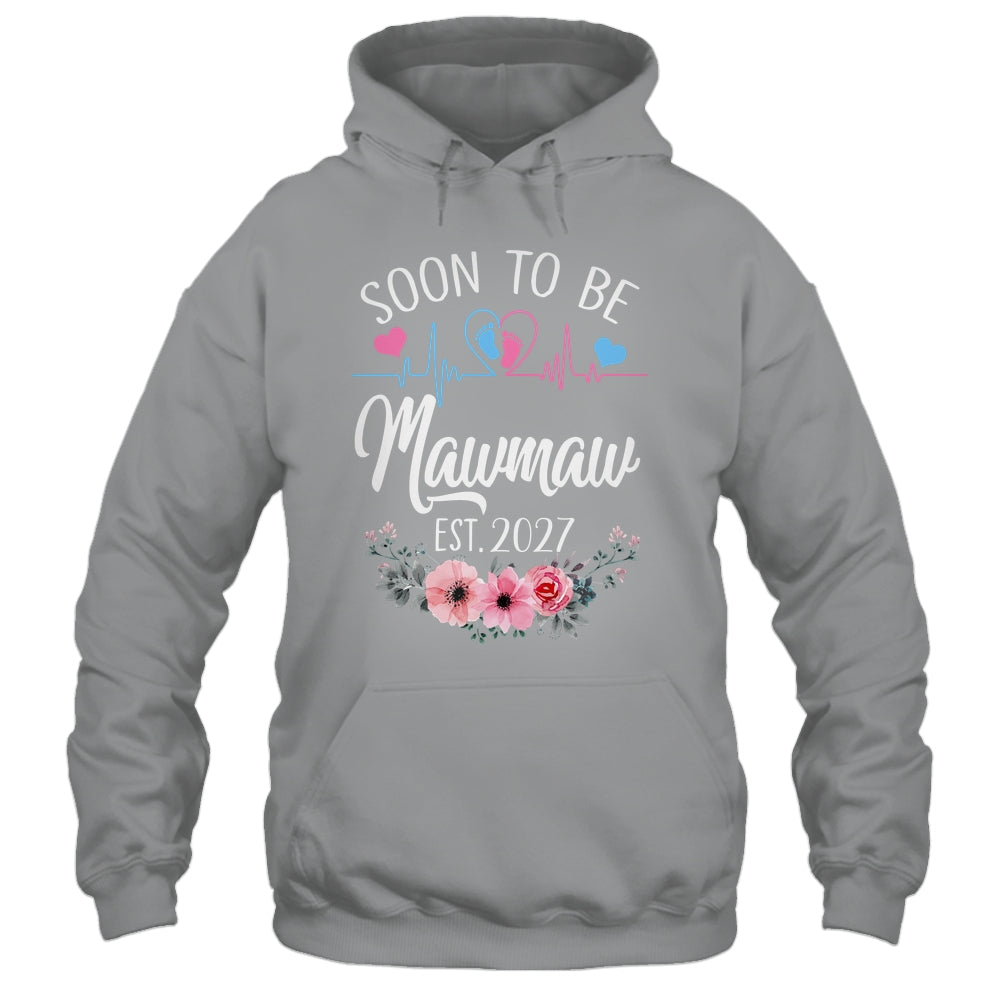 Soon To Be Mawmaw 2027 First Time Pregnancy Announcement Shirt & Tank Top | siriusteestore