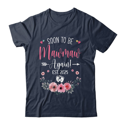 Soon To Be Mawmaw Again Est 2025 Mothers Day Shirt & Tank Top | siriusteestore