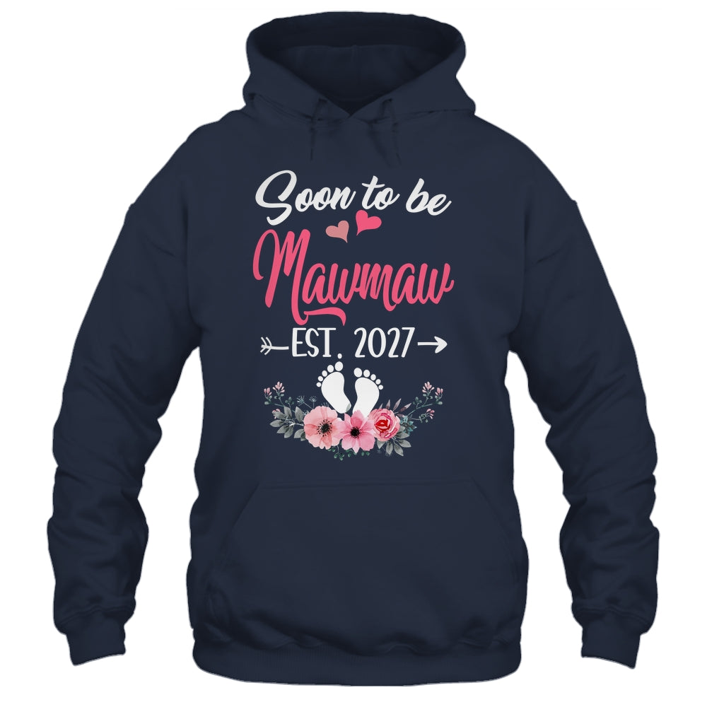 Soon To Be Mawmaw Est 2027 Mothers Day First Time Mawmaw Shirt & Tank Top | siriusteestore