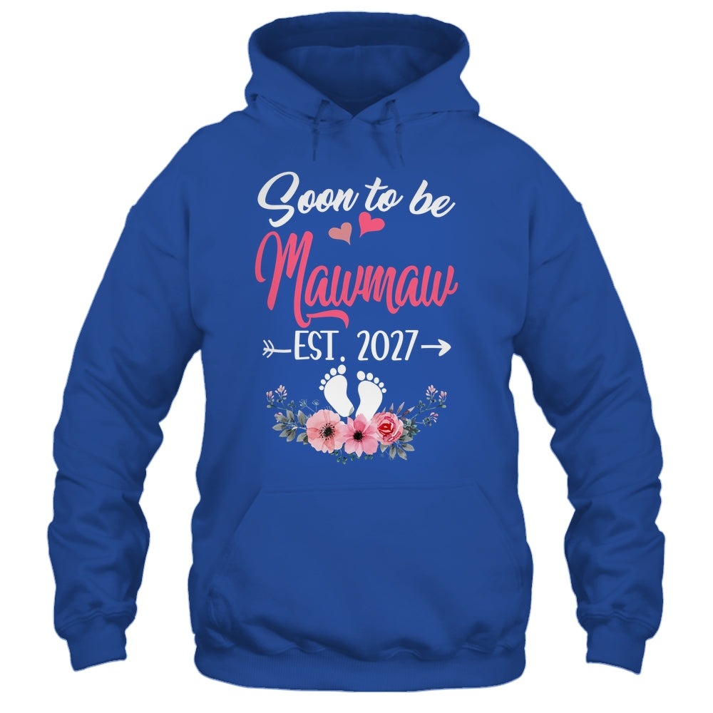 Soon To Be Mawmaw Est 2027 Mothers Day First Time Mawmaw Shirt & Tank Top | siriusteestore