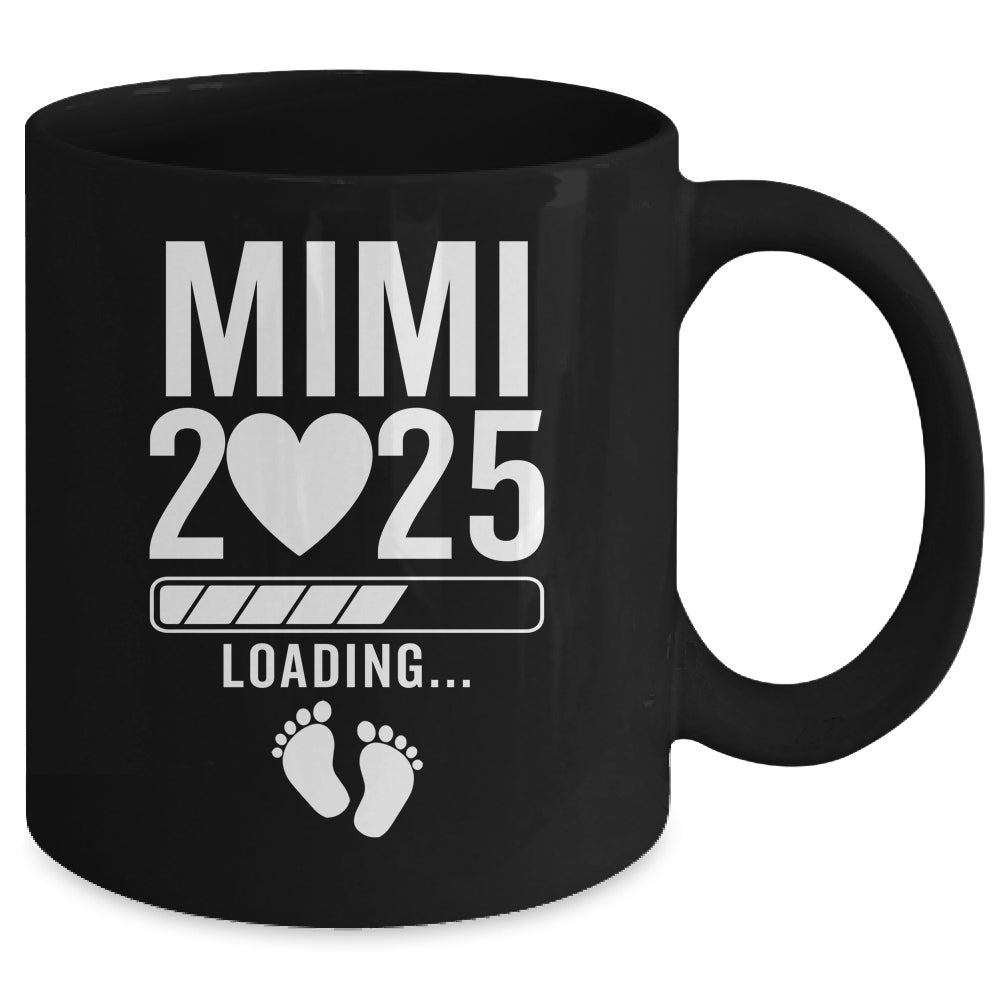 Soon To Be Mimi 2025 Pregnancy Announcement Loading Mug | siriusteestore