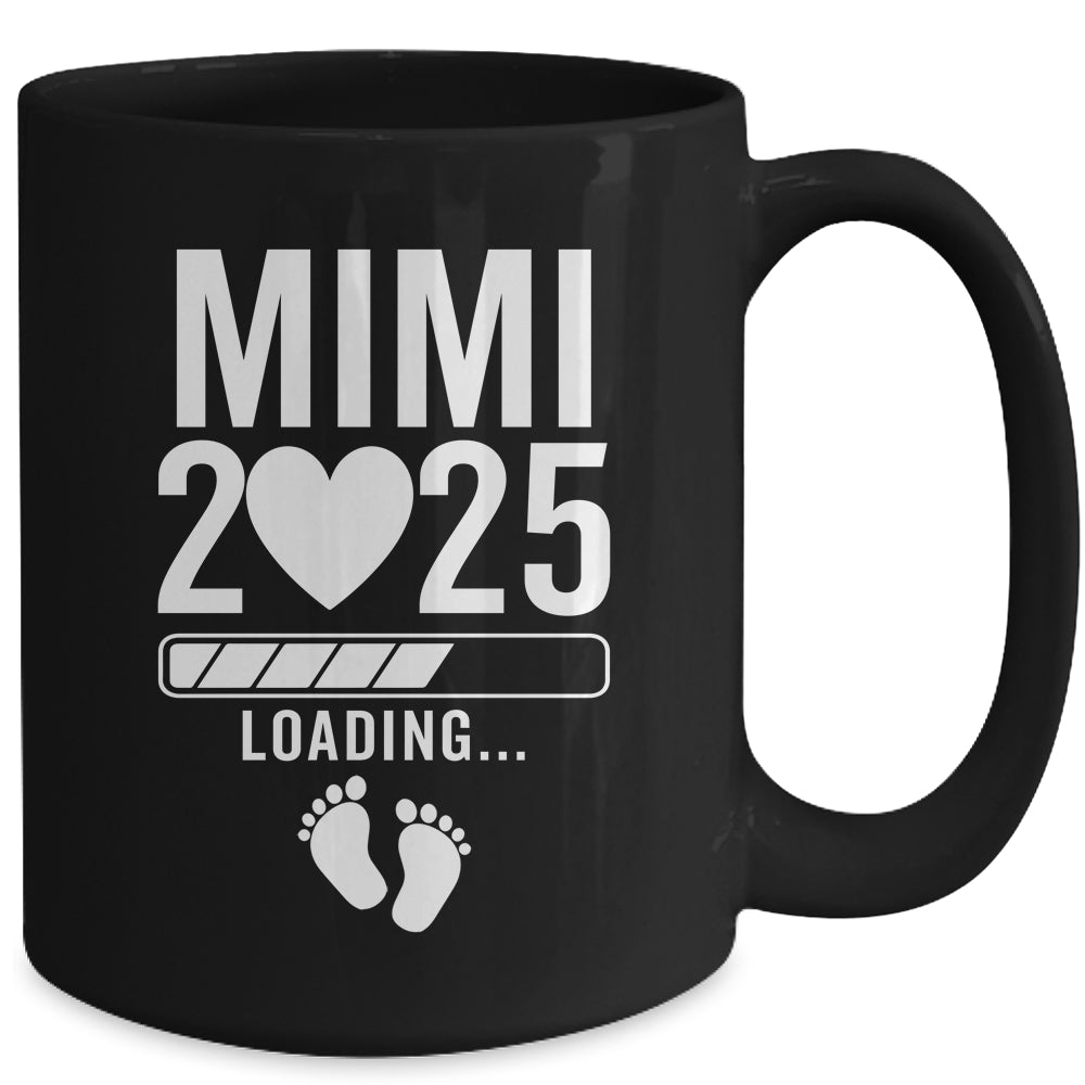 Soon To Be Mimi 2025 Pregnancy Announcement Loading Mug | siriusteestore