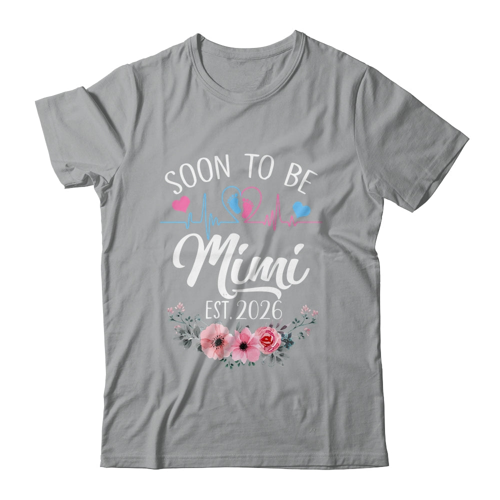 Soon To Be Mimi 2026 First Time Pregnancy Announcement Shirt & Tank Top | siriusteestore
