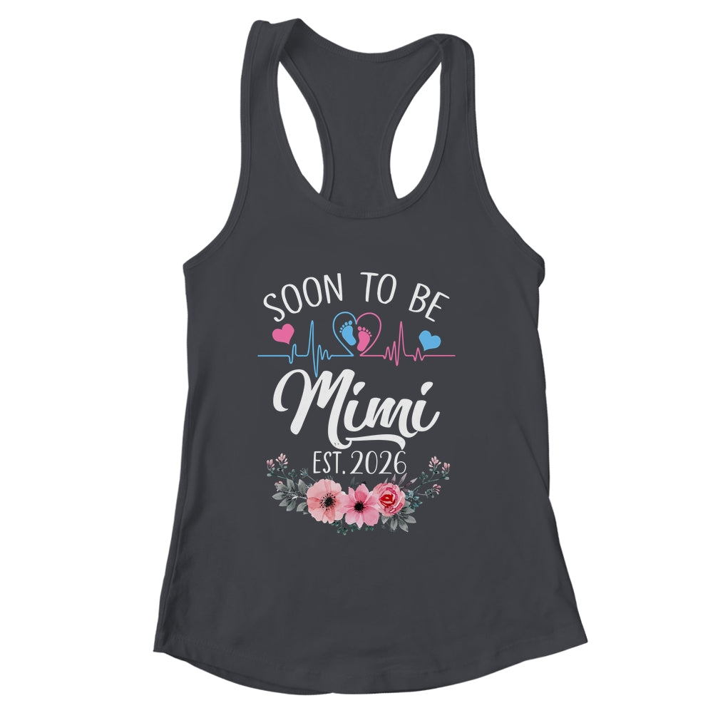 Soon To Be Mimi 2026 First Time Pregnancy Announcement Shirt & Tank Top | siriusteestore