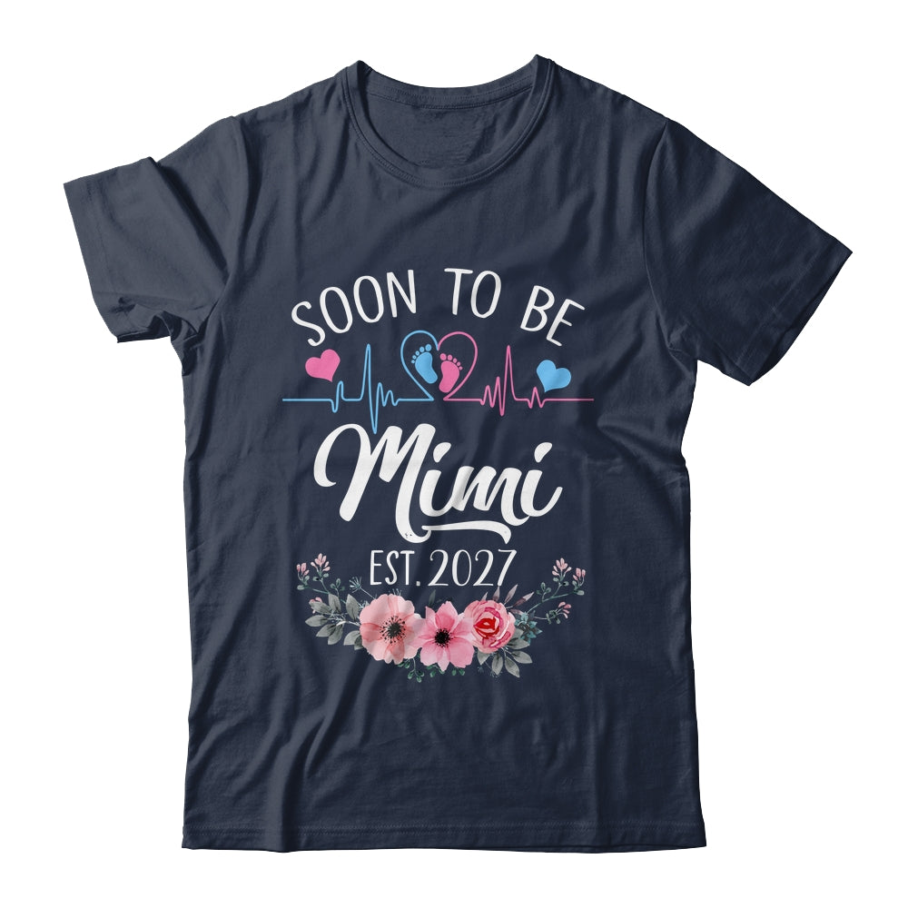 Soon To Be Mimi 2027 First Time Pregnancy Announcement Shirt & Tank Top | siriusteestore
