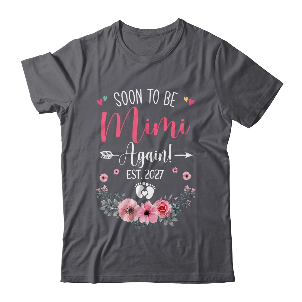 Soon To Be Mimi Again Est 2027 Mothers Day Shirt & Tank Top | siriusteestore