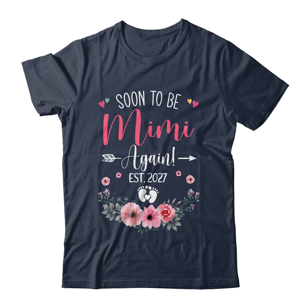 Soon To Be Mimi Again Est 2027 Mothers Day Shirt & Tank Top | siriusteestore
