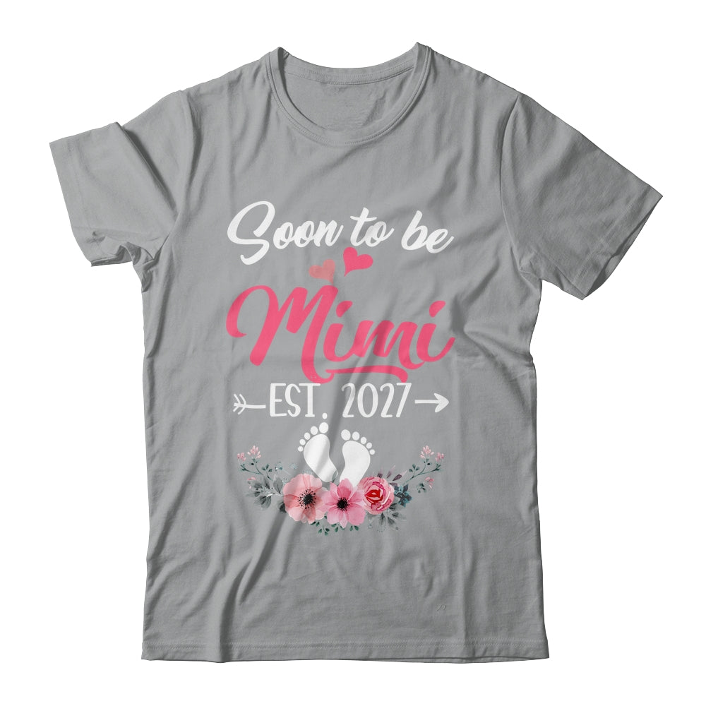 Soon To Be Mimi Est 2027 Mothers Day First Time Mimi Shirt & Tank Top | siriusteestore
