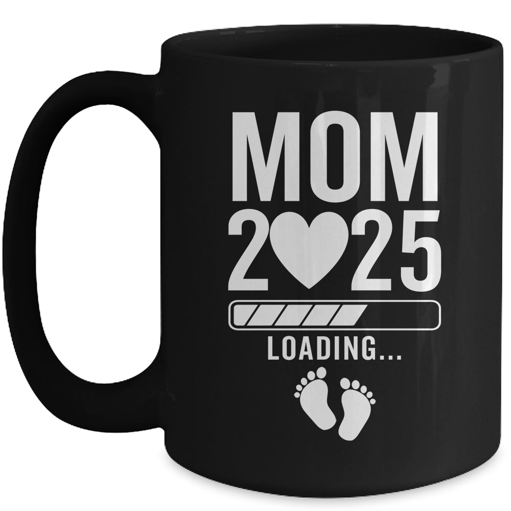 Soon To Be Mom 2025 Pregnancy Announcement Loading Mug | siriusteestore