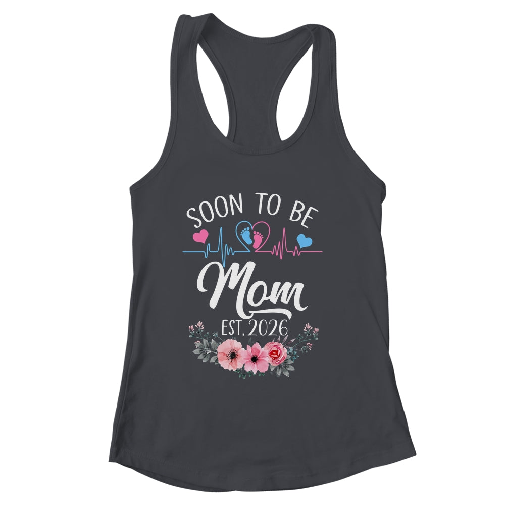 Soon To Be Mom 2026 First Time Pregnancy Announcement Shirt & Tank Top | siriusteestore