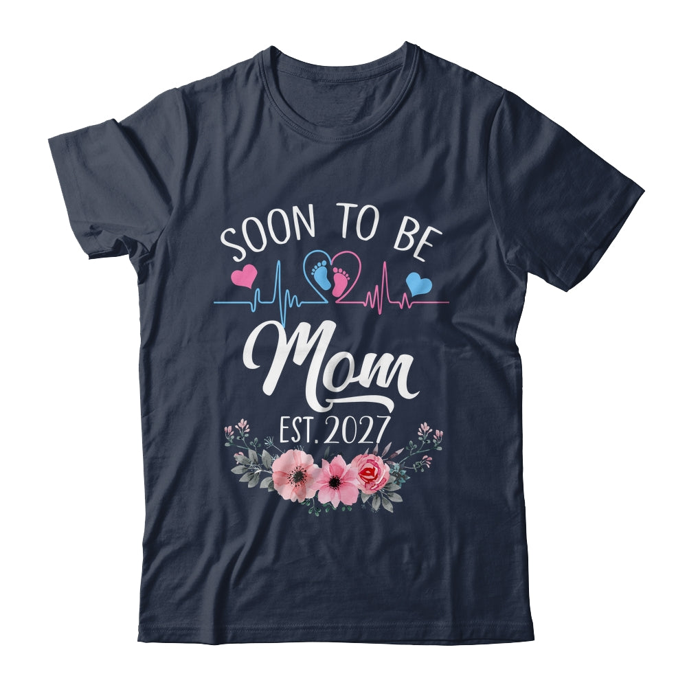 Soon To Be Mom 2027 First Time Pregnancy Announcement Shirt & Tank Top | siriusteestore