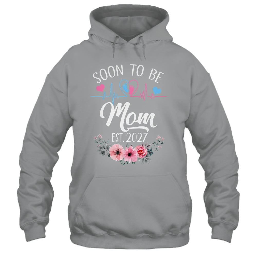 Soon To Be Mom 2027 First Time Pregnancy Announcement Shirt & Tank Top | siriusteestore