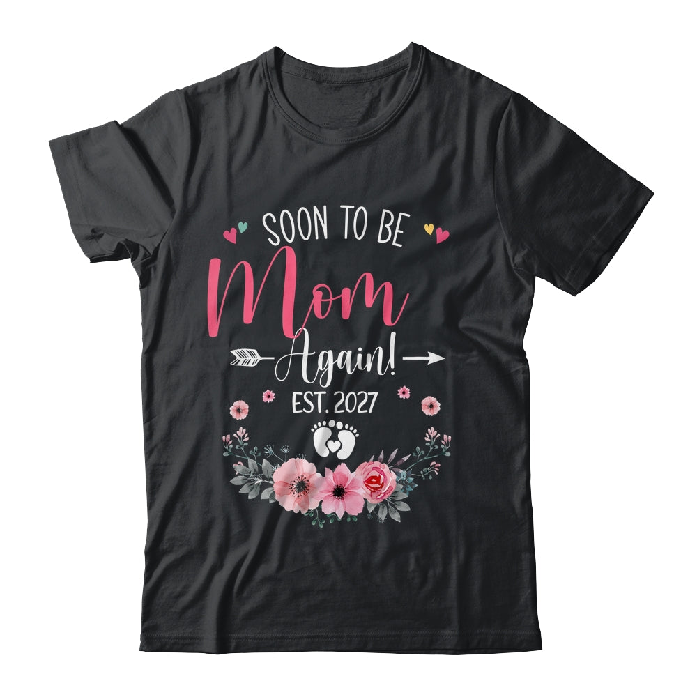 Soon To Be Mom Again Est 2027 Mothers Day Shirt & Tank Top | siriusteestore