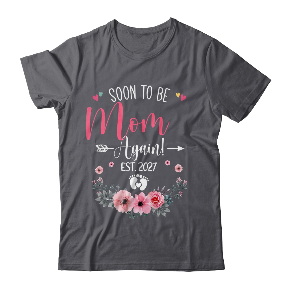 Soon To Be Mom Again Est 2027 Mothers Day Shirt & Tank Top | siriusteestore