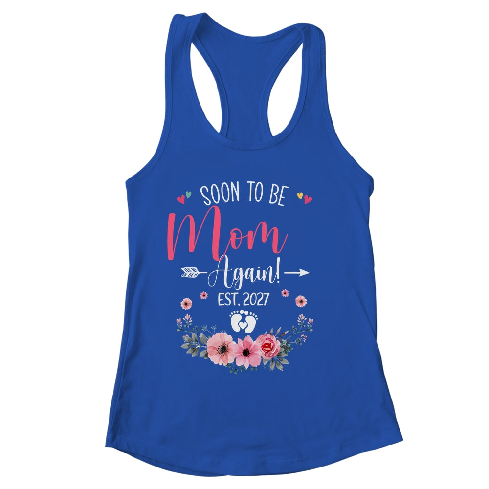 Soon To Be Mom Again Est 2027 Mothers Day Shirt & Tank Top | siriusteestore