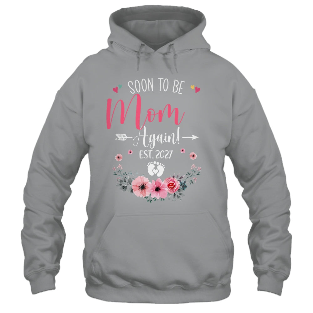Soon To Be Mom Again Est 2027 Mothers Day Shirt & Tank Top | siriusteestore