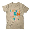 Soon To Be Mom Est 2025 Pregnancy Announcement Groovy Shirt & Tank Top | siriusteestore