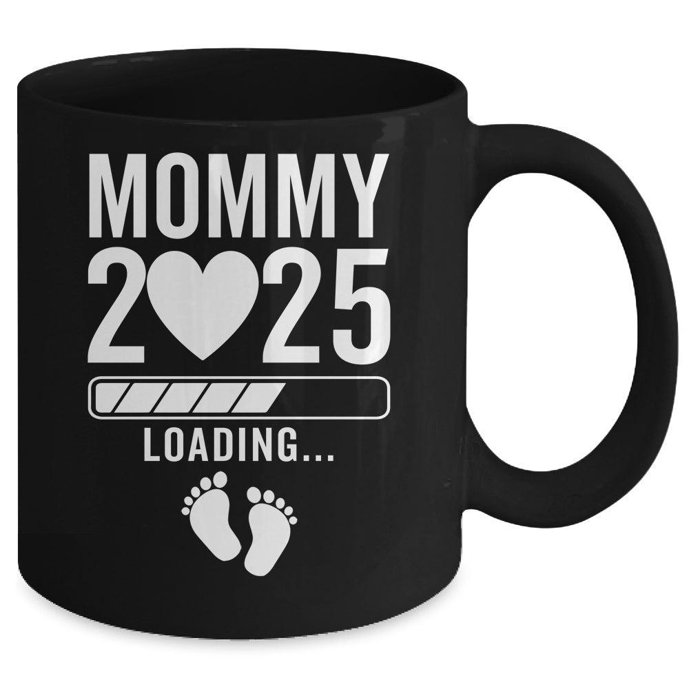 Soon To Be Mommy 2025 Pregnancy Announcement Loading Mug | siriusteestore