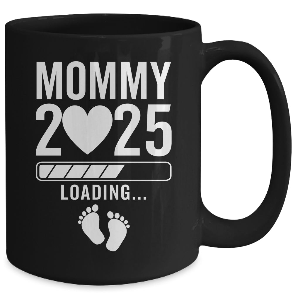 Soon To Be Mommy 2025 Pregnancy Announcement Loading Mug | siriusteestore