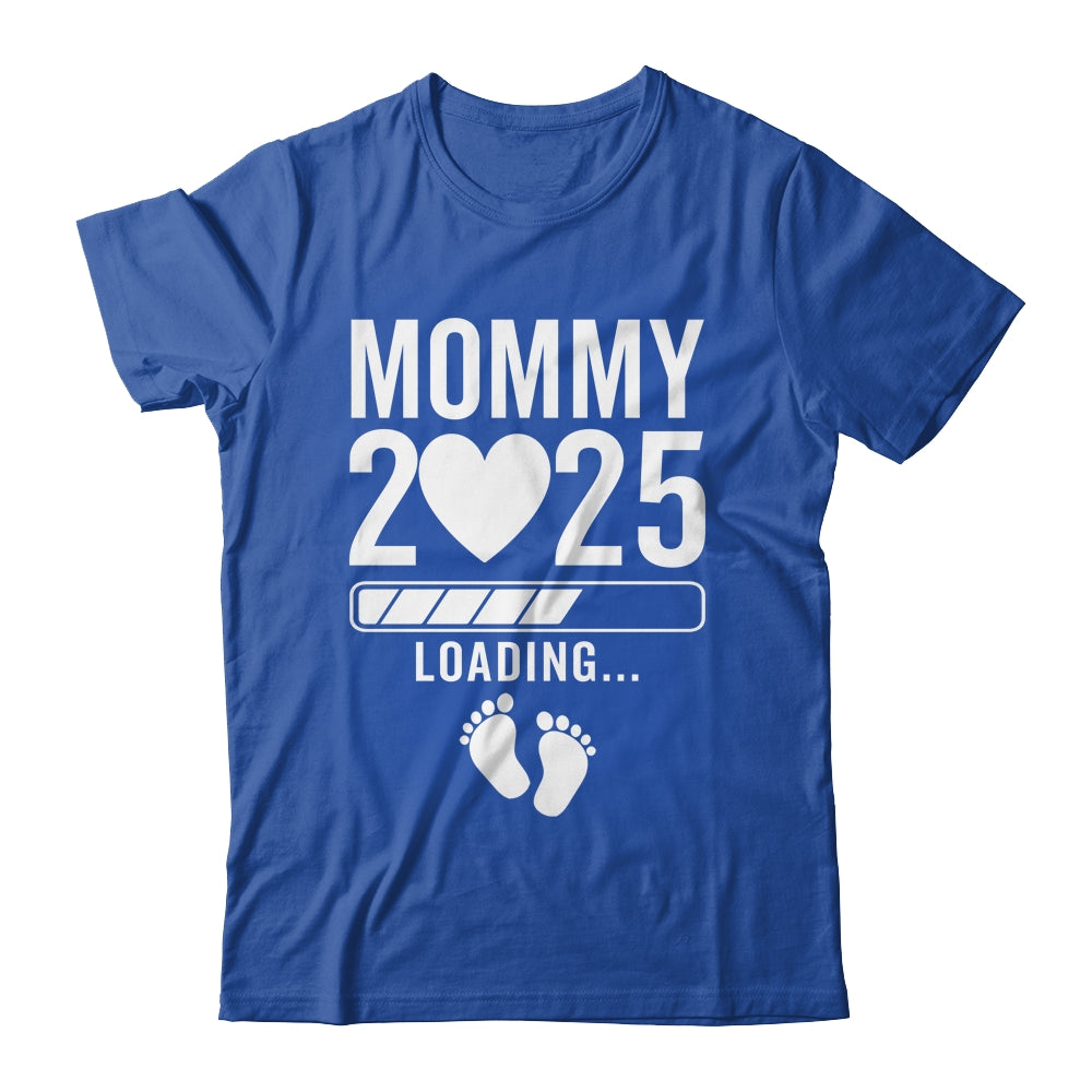 Soon To Be Mommy 2025 Pregnancy Announcement Loading Shirt & Tank Top | siriusteestore