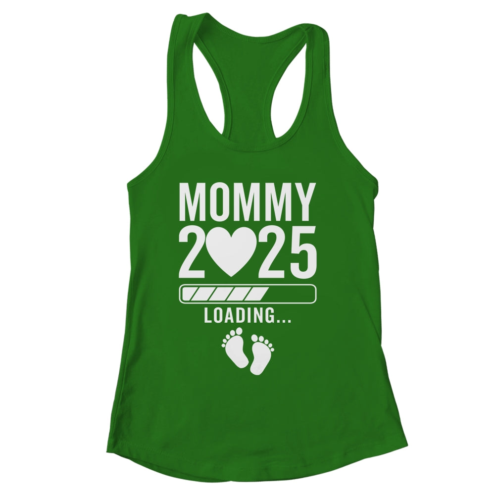 Soon To Be Mommy 2025 Pregnancy Announcement Loading Shirt & Tank Top | siriusteestore