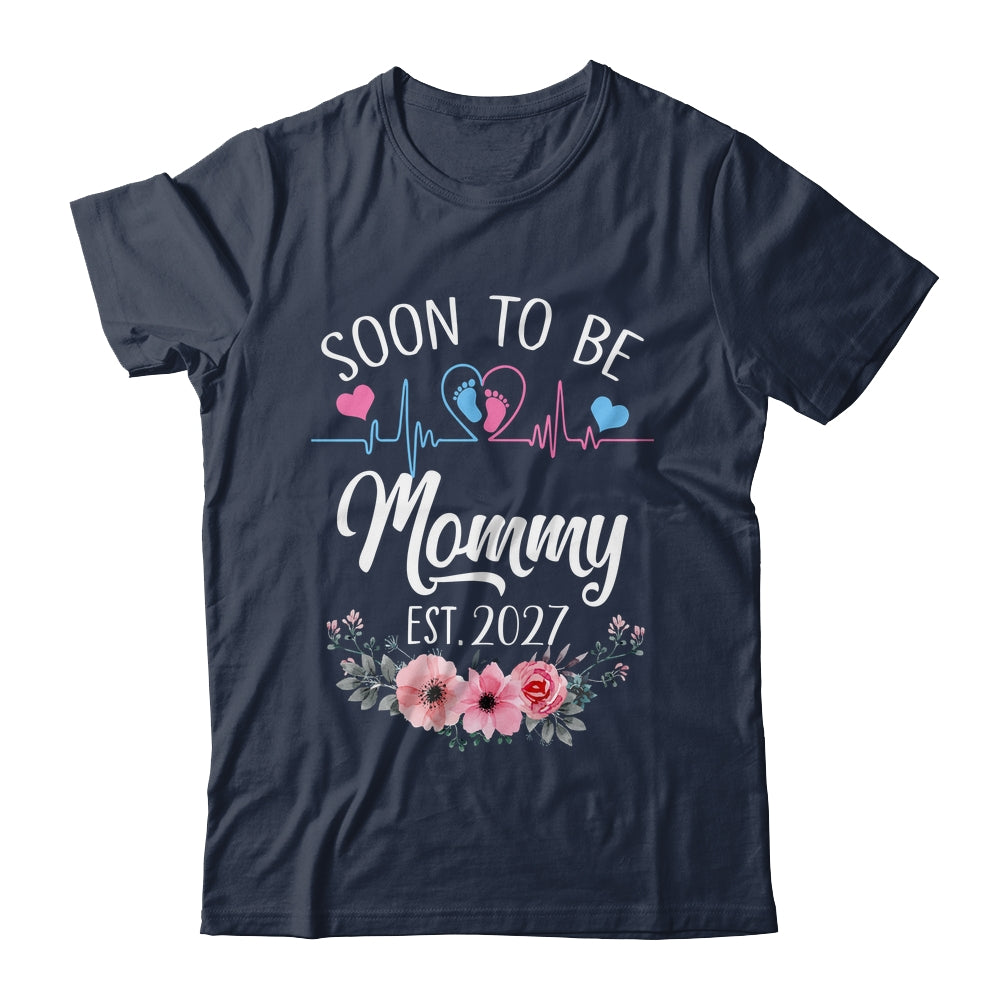 Soon To Be Mommy 2027 First Time Pregnancy Announcement Shirt & Tank Top | siriusteestore
