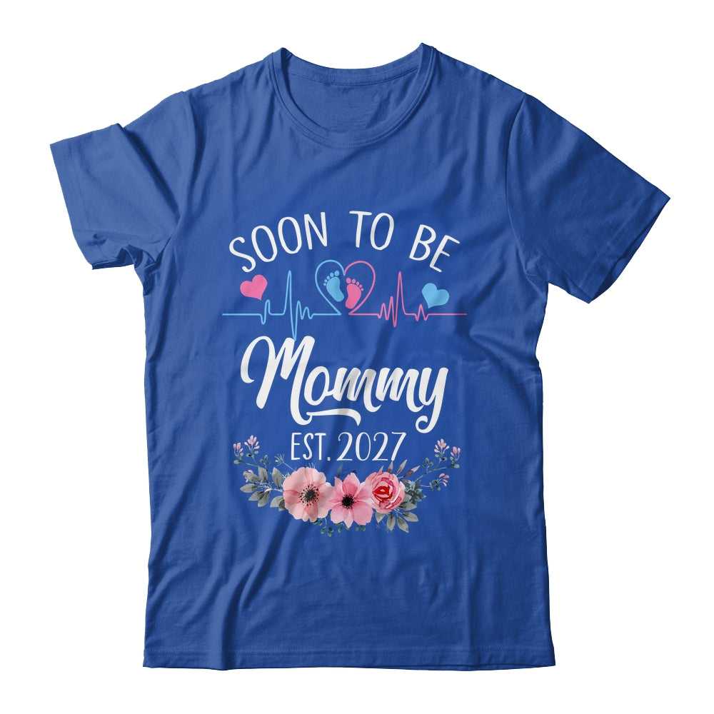 Soon To Be Mommy 2027 First Time Pregnancy Announcement Shirt & Tank Top | siriusteestore