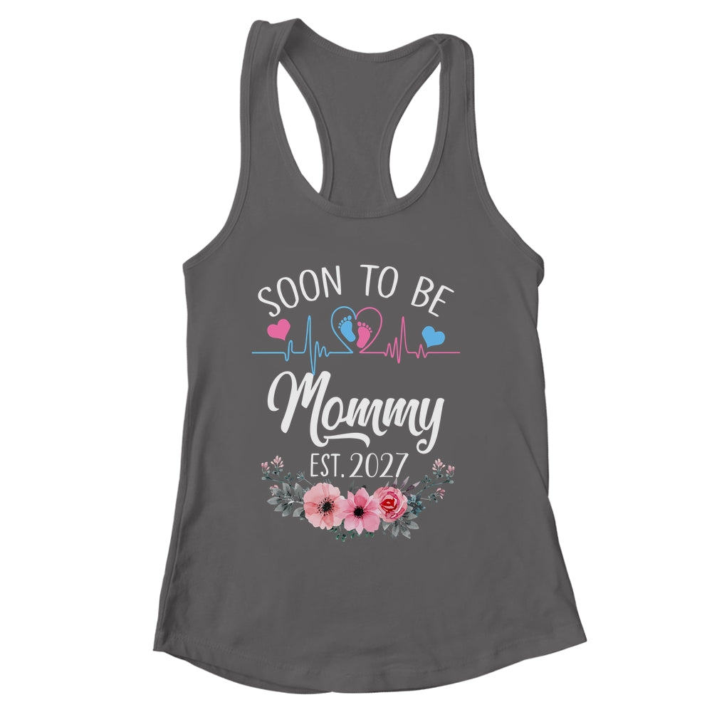 Soon To Be Mommy 2027 First Time Pregnancy Announcement Shirt & Tank Top | siriusteestore