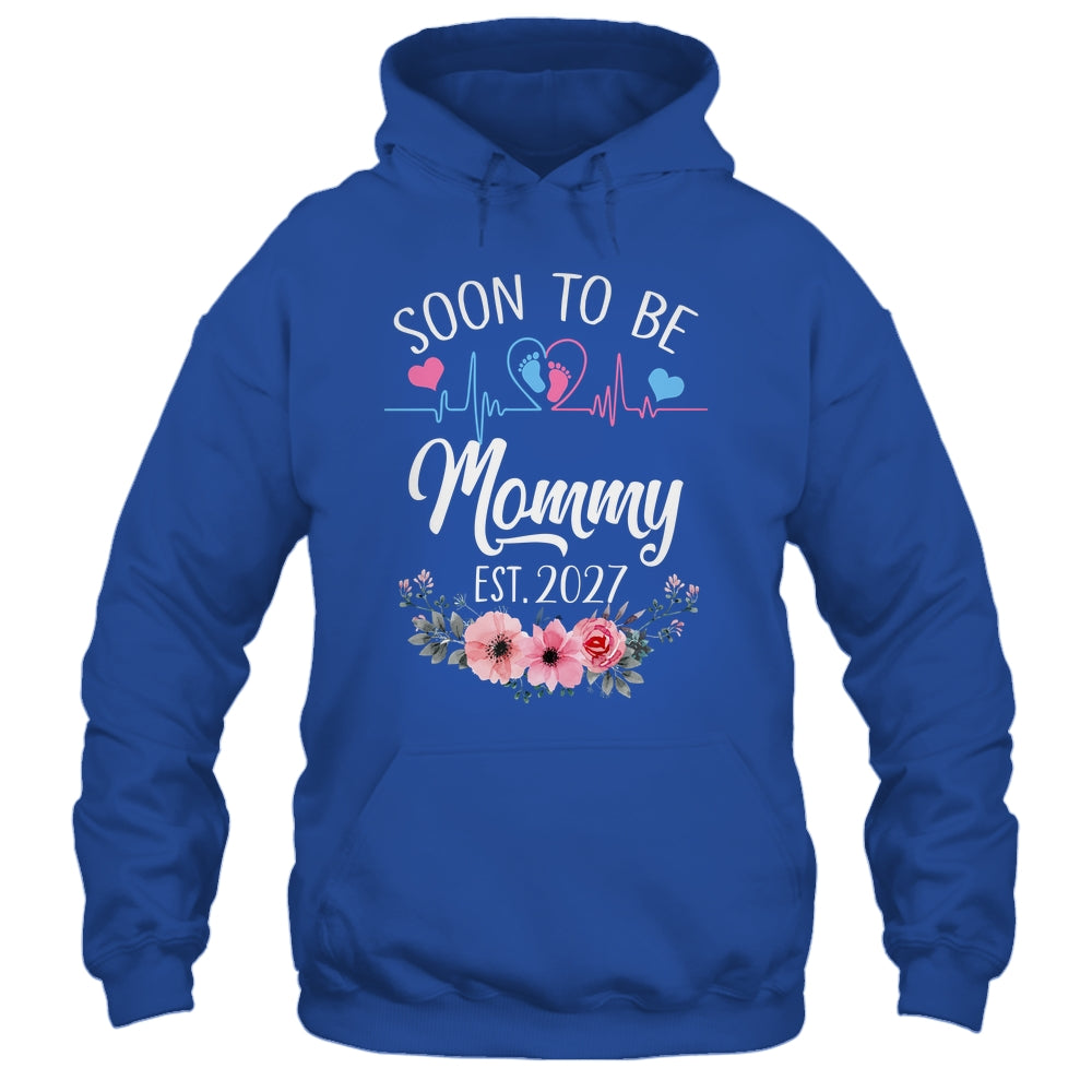 Soon To Be Mommy 2027 First Time Pregnancy Announcement Shirt & Tank Top | siriusteestore