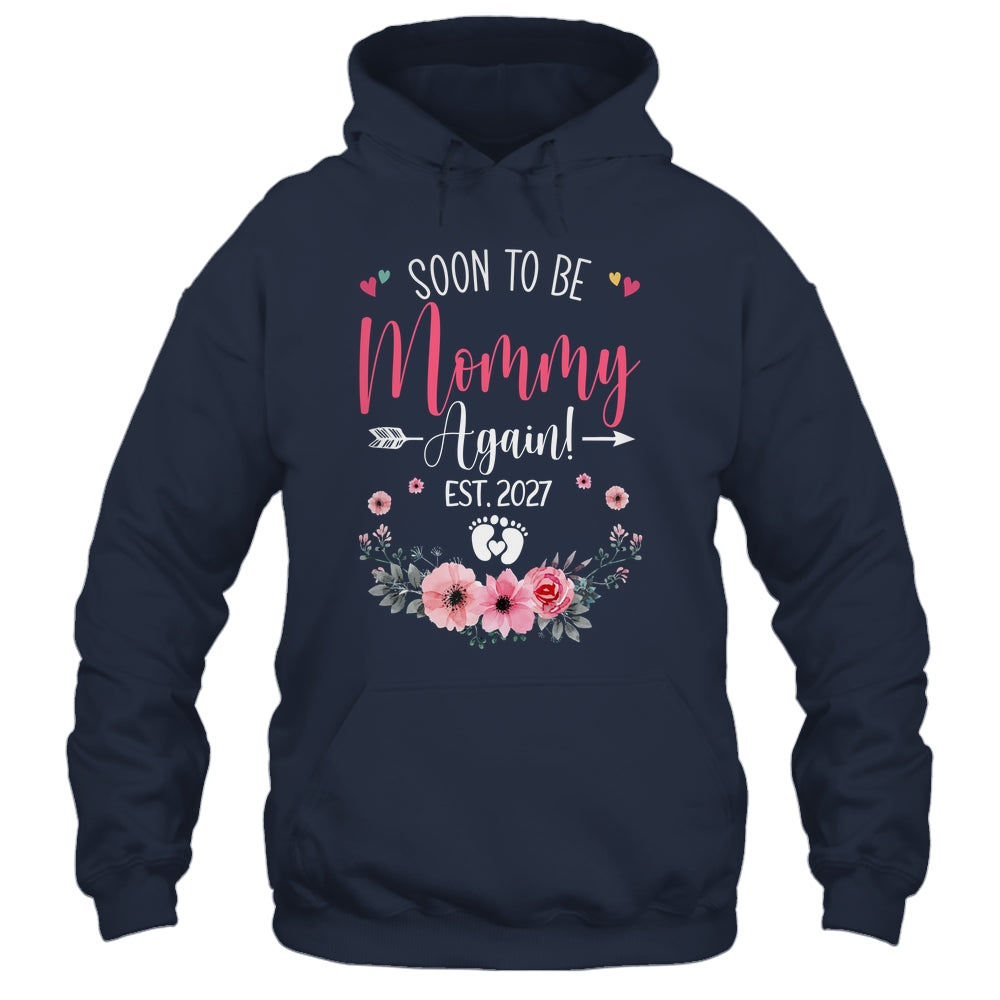 Soon To Be Mommy Again Est 2027 Mothers Day Shirt & Tank Top | siriusteestore