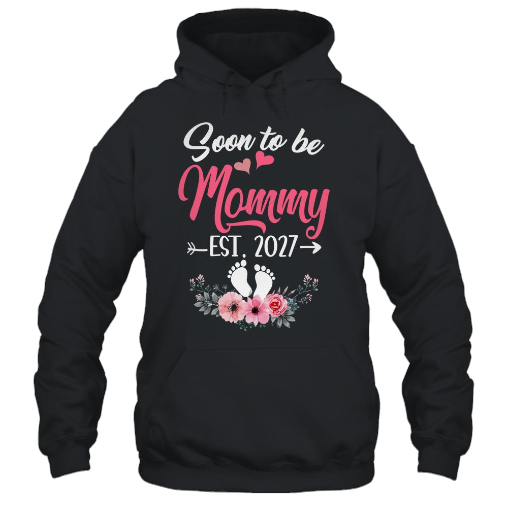 Soon To Be Mommy Est 2027 Mothers Day First Time Mommy Shirt & Tank Top | siriusteestore
