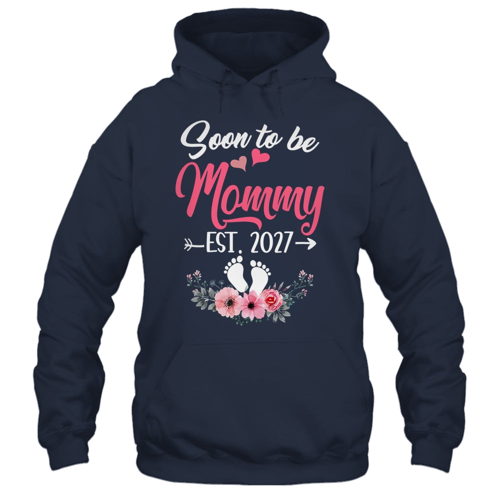 Soon To Be Mommy Est 2027 Mothers Day First Time Mommy Shirt & Tank Top | siriusteestore