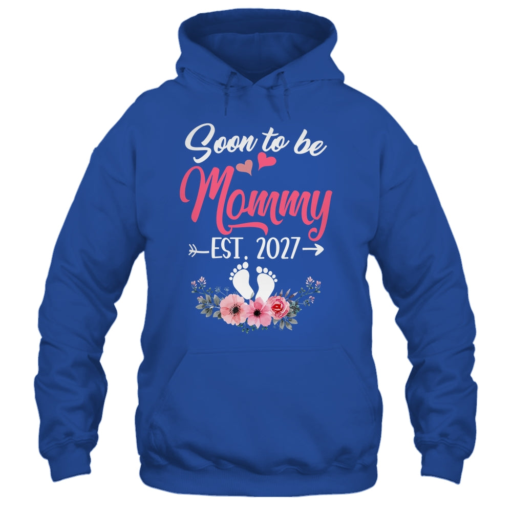 Soon To Be Mommy Est 2027 Mothers Day First Time Mommy Shirt & Tank Top | siriusteestore