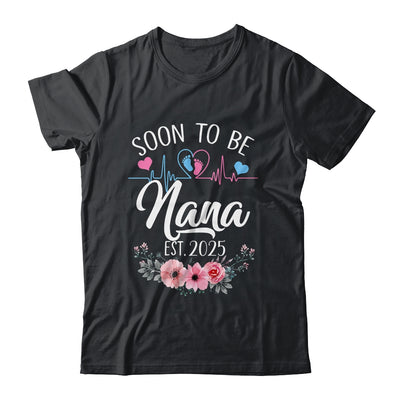 Soon To Be Nana 2025 First Time Pregnancy Announcement Shirt & Tank Top | siriusteestore