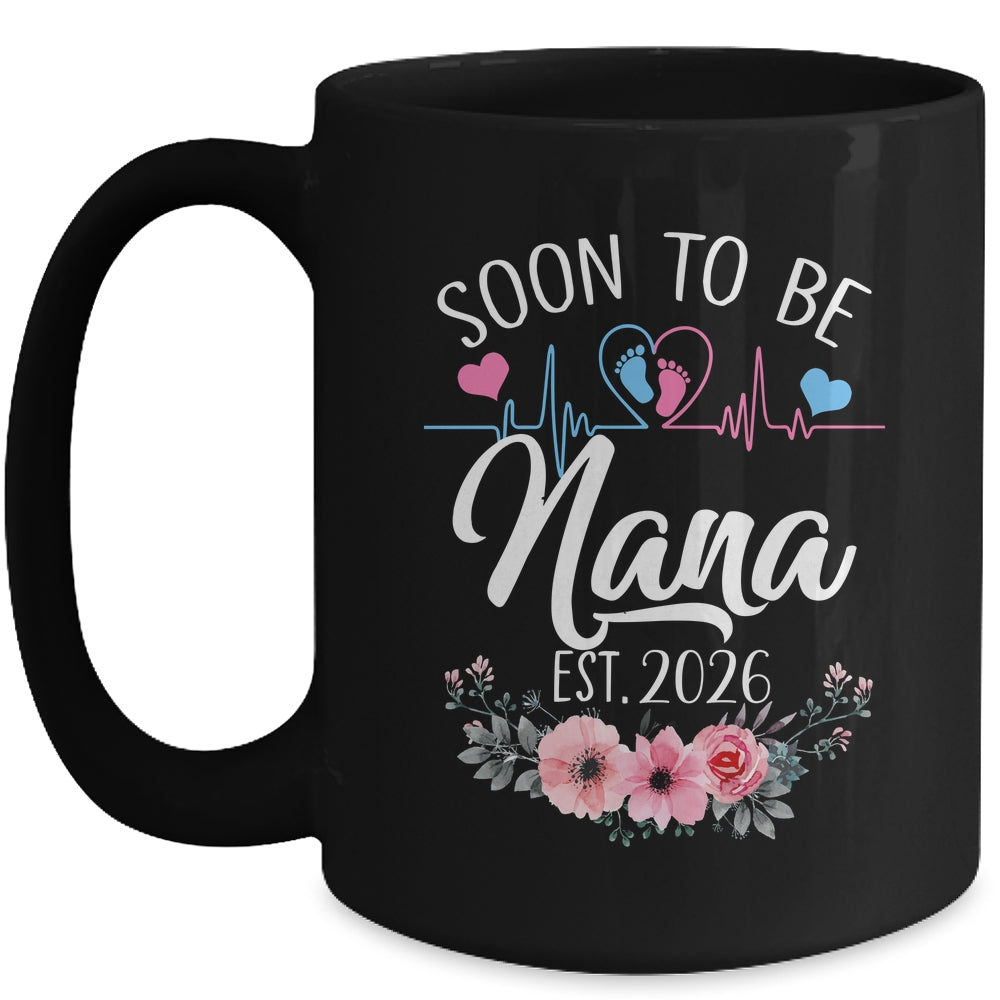 Soon To Be Nana 2026 First Time Pregnancy Announcement Mug | siriusteestore