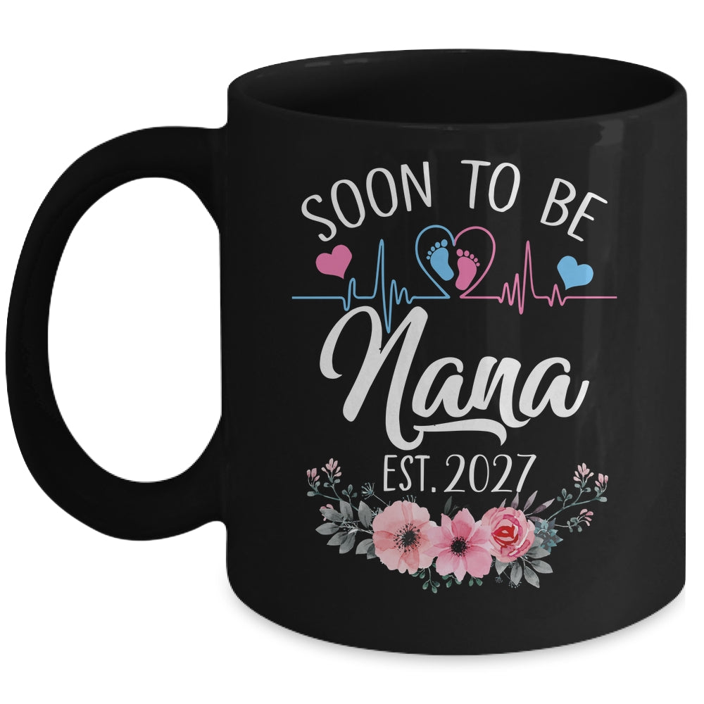 Soon To Be Nana 2027 First Time Pregnancy Announcement Mug | siriusteestore