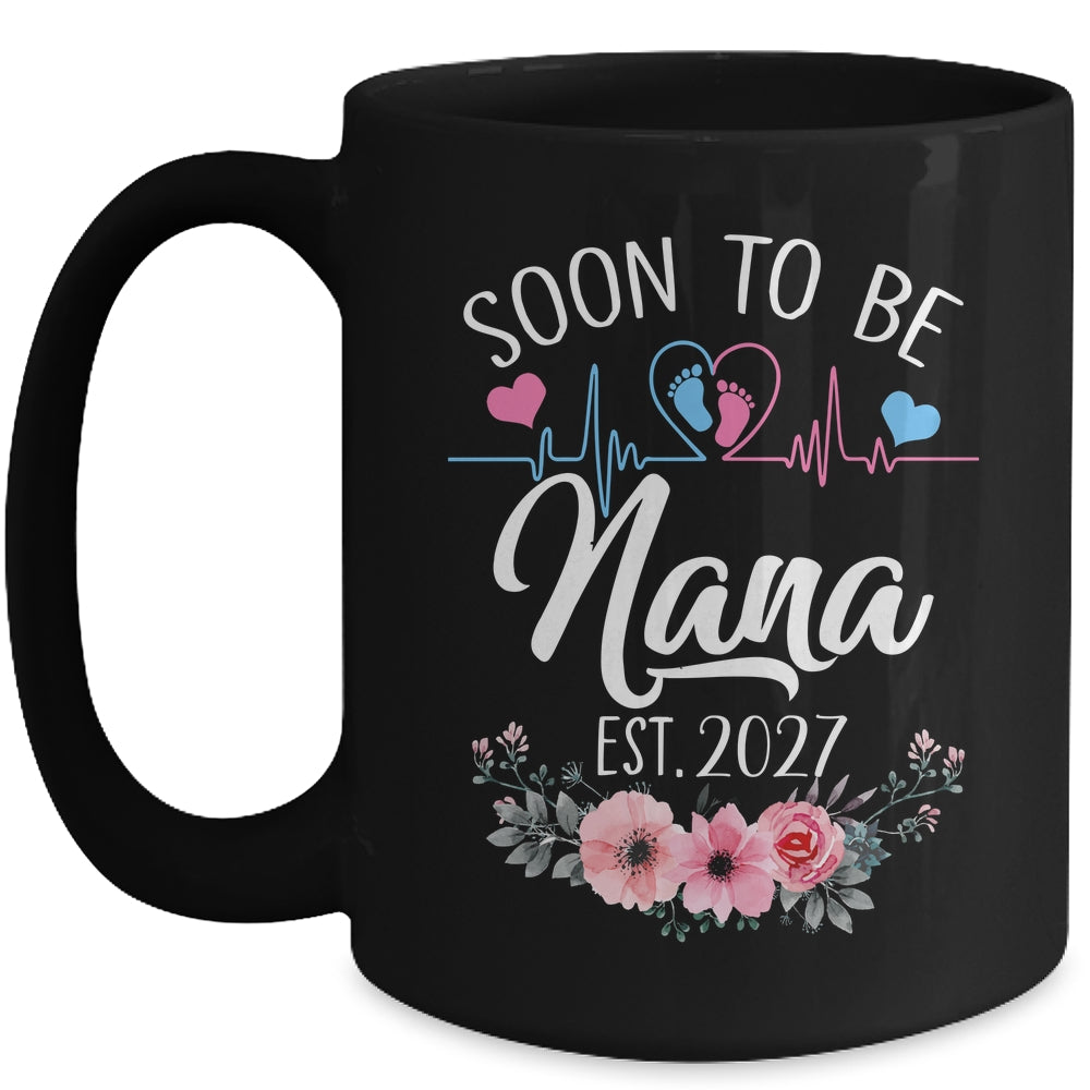Soon To Be Nana 2027 First Time Pregnancy Announcement Mug | siriusteestore