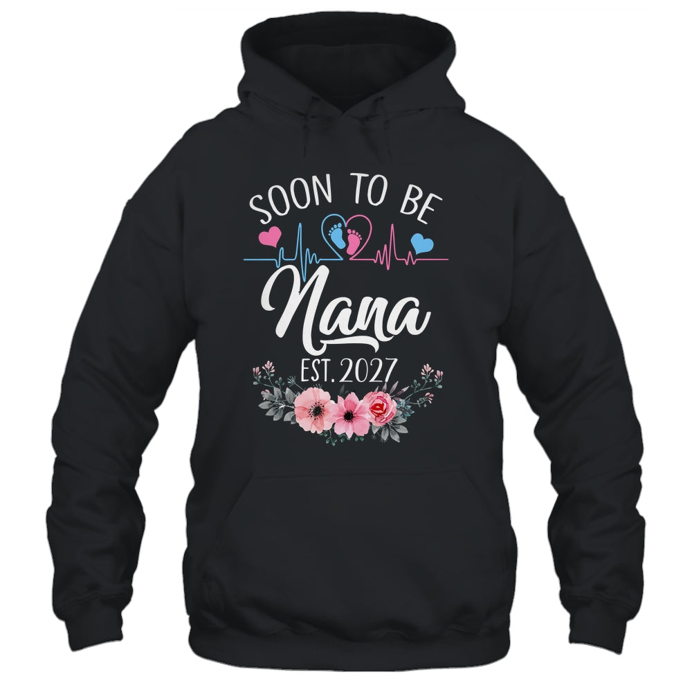 Soon To Be Nana 2027 First Time Pregnancy Announcement Shirt & Tank Top | siriusteestore